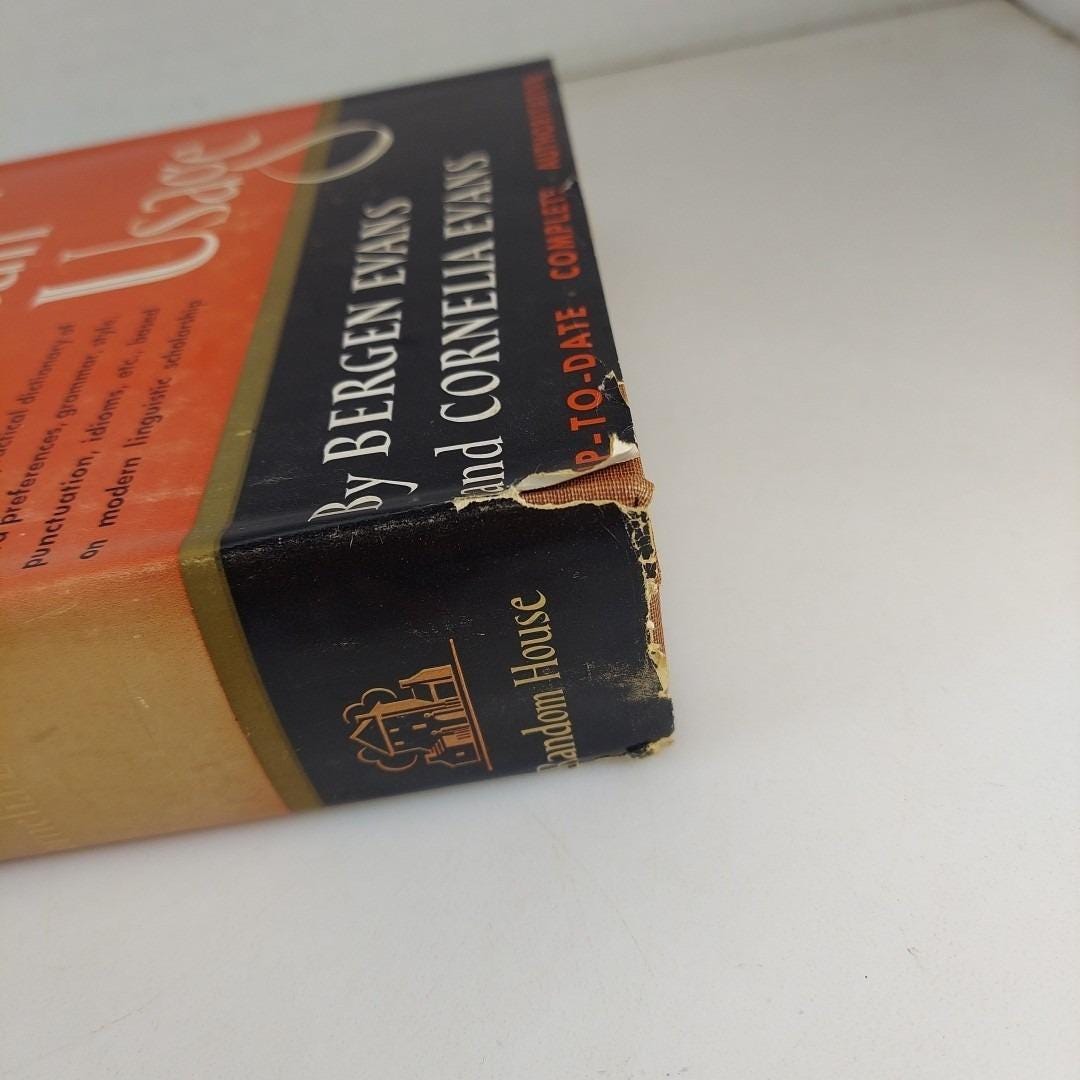A Dictionary of Contemporary American Usage Bergen & Cornelia