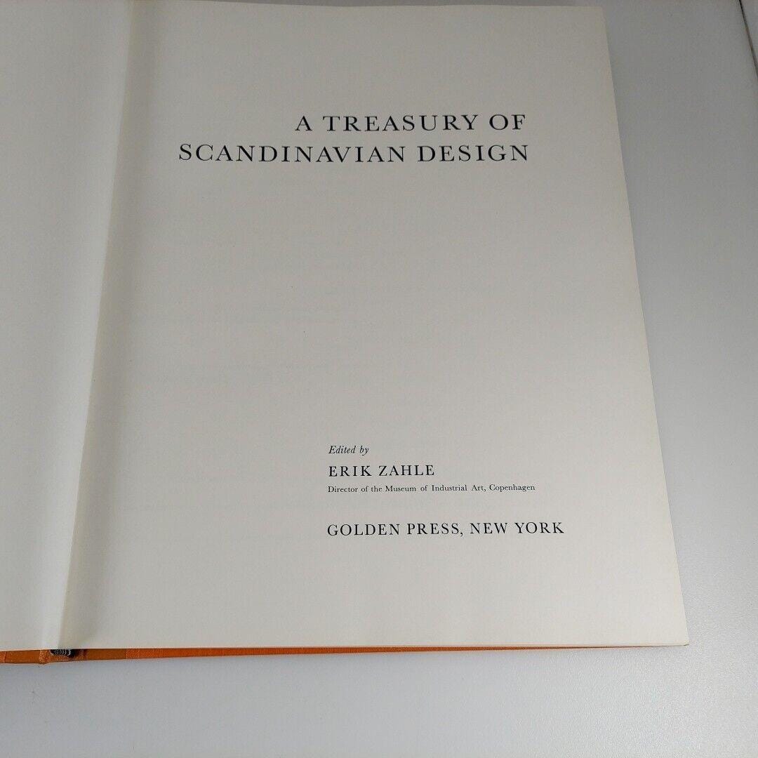 A Treasury of Scandinavian Design De Luxe Edition 1961 Golden