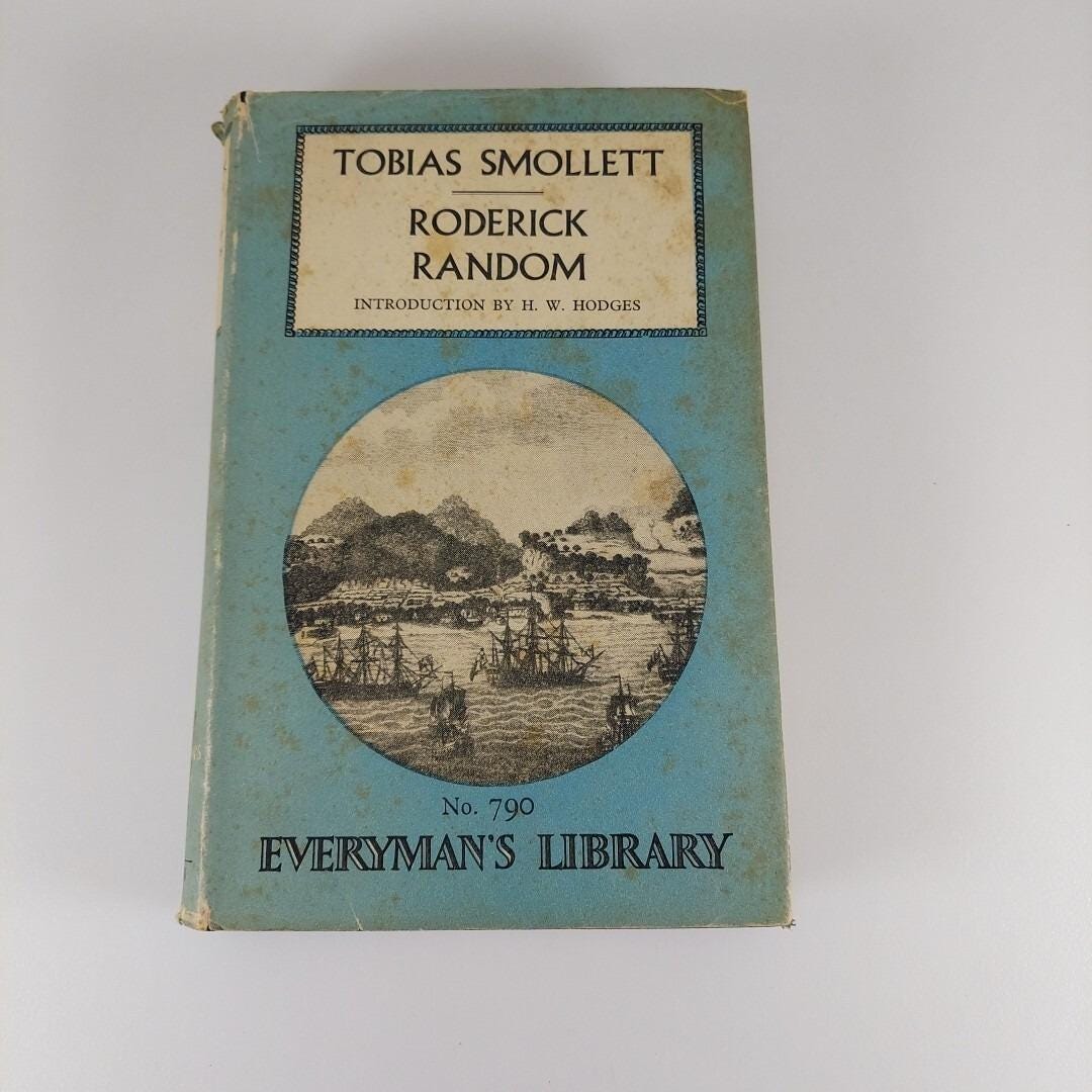 Roderick Random Roderick Random by Tobias Smollett 1958 Everyman's Library #790 HCDJ - Etsy