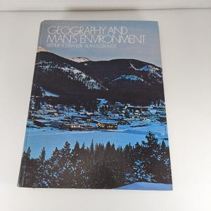 Geografia e ambiente dell'uomo Arthur & Alan Strahler 1977 1a stampa Illu HC