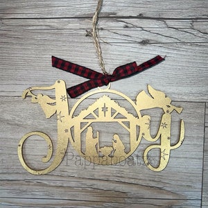 2022  Christmas nativity Ornament digital file/ Glowforge svg/ Laser Ready