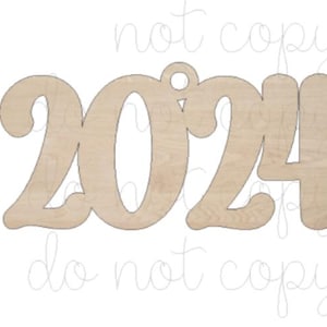 2024  Ornament digital file/ Glowforge svg/ Laser Ready