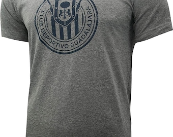 Chivas De Guadalajara T-Shirt: Official Soccer Tee, Distressed Logo