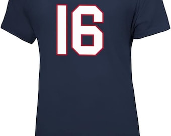 USWNT Lavelle #16 T-Shirt: 4 Stars Navy Soccer Tee