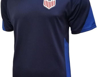 USMNT Soccer Jersey: Navy Game Day T-Shirt - Personalized