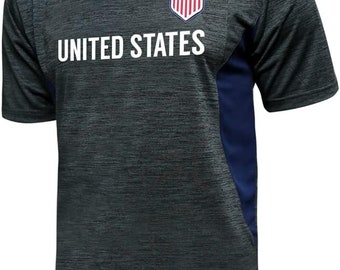 USMNT Soccer Jersey: Adult Space Dye T-Shirt - Personalized