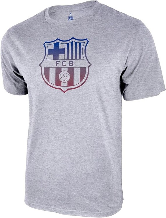 Icon Sports FC Barcelona Gradient Youth Boys Training Shirt - Officially Licensed Navy & Red - View #4