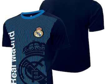 Real Madrid Official Game Day Soccer Jersey Men Size Poly Jersey - Navy