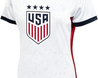 USWNT Soccer Jersey: Women's 4-Star T-Shirt - Personalized