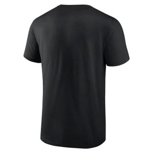 May include: A black short-sleeved t-shirt.