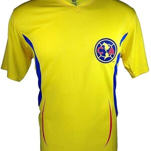 Club America Adult Training Class Soccer Jersey T-Shirt 07 - Personalized Your Name and Number