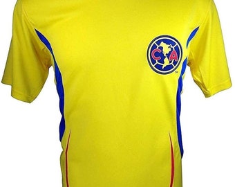 Club America Adult Training Class Soccer Jersey T-Shirt 07 - Personalized Your Name and Number