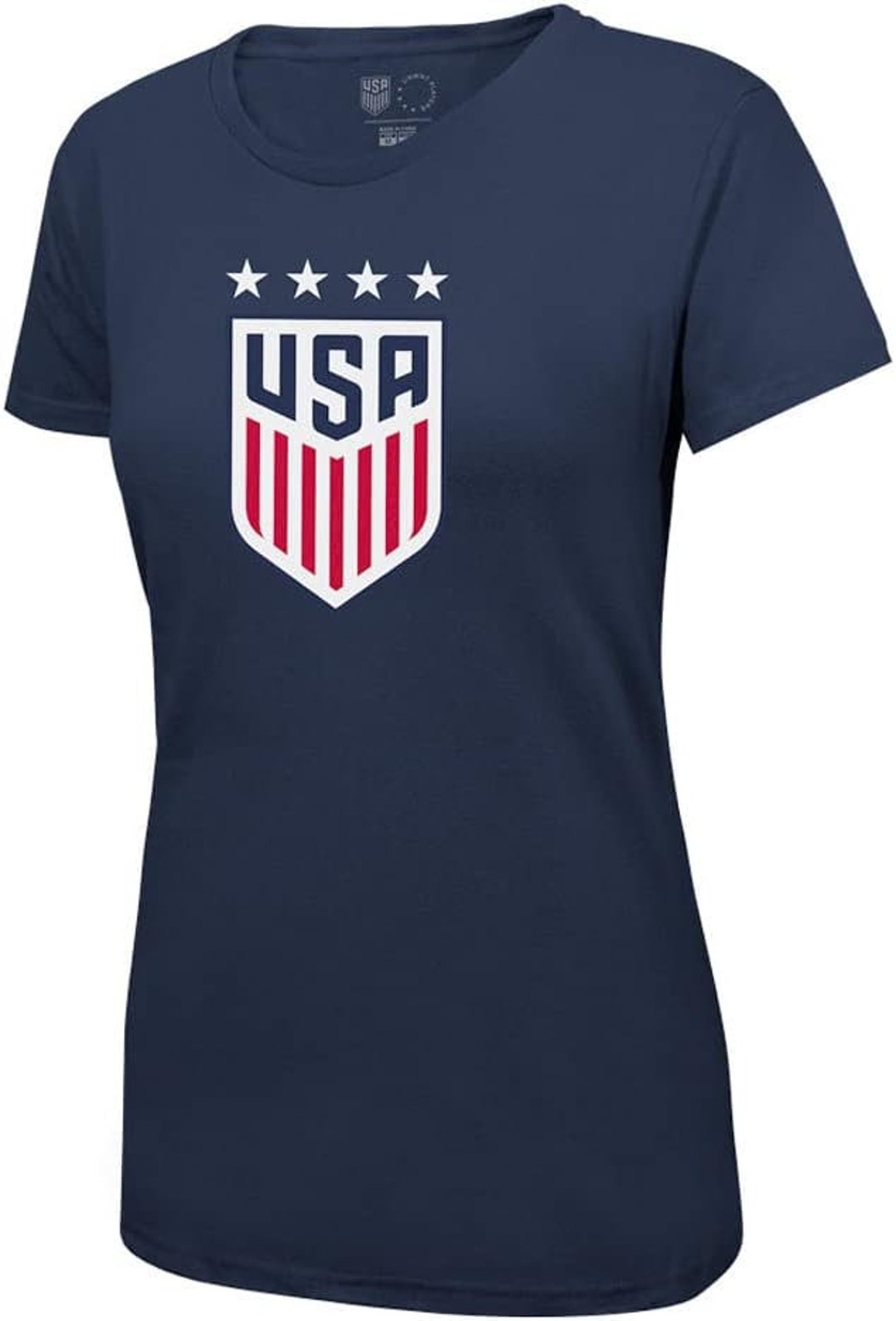 U.S. Soccer Federation USWNT Soccer Women T-shirt 4 Stars Tee ...