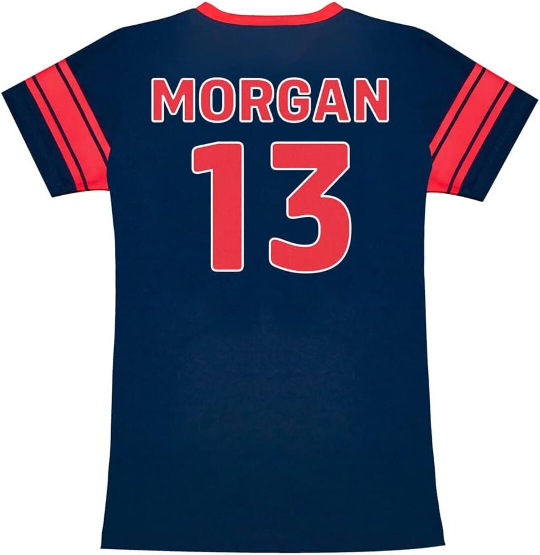 Double Sided USA Soccer Tshirt With No. 13 - Sports Apparel