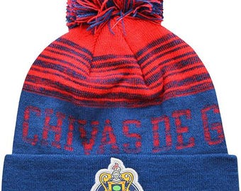 Chivas De Guadalajara Official Soccer Beanie - Custom Name Or Number 01