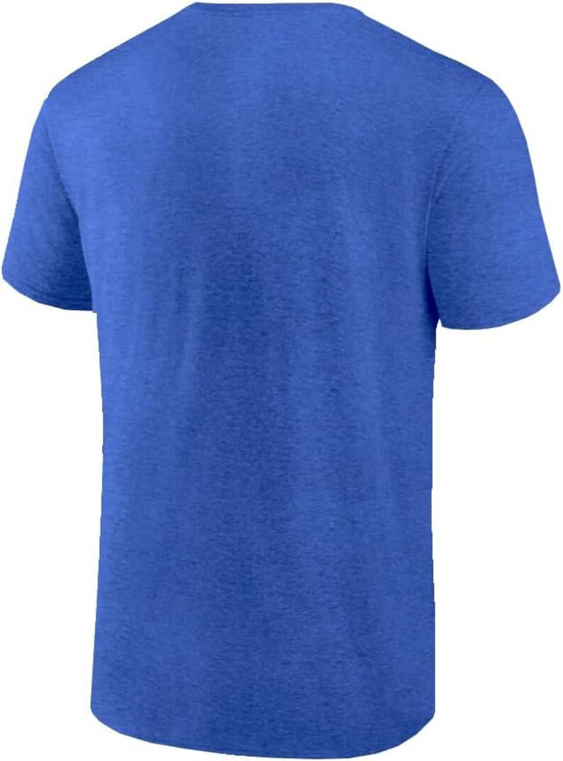 May include: A solid royal blue short-sleeved t-shirt made of a soft, textured fabric.
