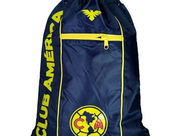 Club America Drawstring Cinch Bag - Custom Name and Number Or Message 02