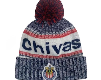 Chivas De Guadalajara Official Soccer Beanie - Custom Name Or Number 07