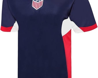 USMNT Game Day Soccer Jersey: Navy Legend T-Shirt - Personalized