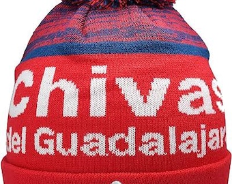 Chivas De Guadalajara Official Soccer Beanie - Custom Name Or Number 05