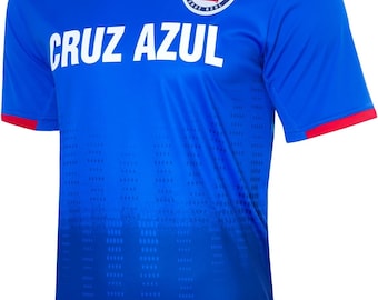 Cruz Azul Official Soccer Jersey T-shirt Adult Size 02 - Personalized Name and Number