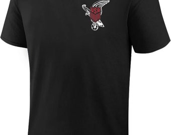USMNT Soccer T-Shirt: Personalized Name & Number, Adult Size
