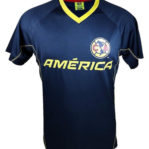 Club America Adult Training Class Soccer Jersey T-Shirt 08 - Personalized Your Name and Number