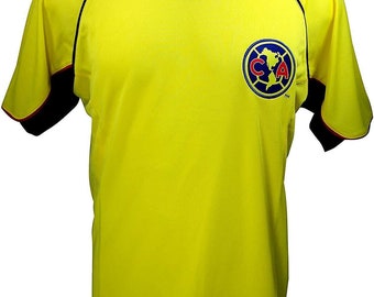 Club America Adult Training Class Soccer Jersey T-Shirt 10 - Personalized Your Name and Number