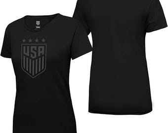 USWNT 4 Stars T-Shirt: Personalized Soccer Fan Tee