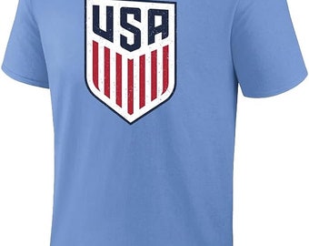 US Soccer USMNT Soccer T-Shirt: Personalized Adult Fan Apparel