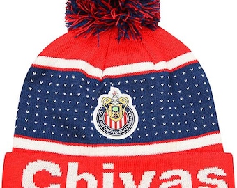 Chivas De Guadalajara Official Soccer Beanie - Custom Name Or Number 02