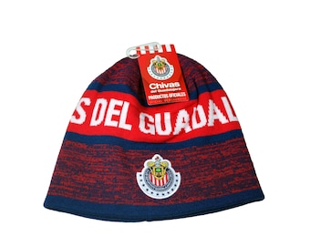 Chivas De Guadalajara Official Soccer Beanie - Custom Name Or Number 10
