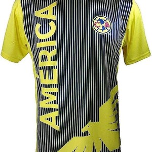 Club America Adult Training Class Soccer Jersey T-Shirt 04 - Personalized Your Name and Number
