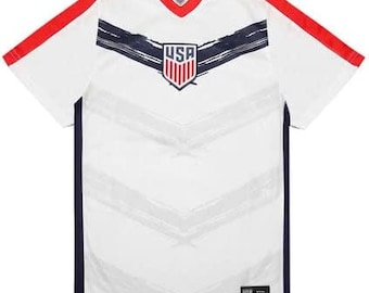 Camiseta de fútbol USMNT: juvenil, nombre y número personalizados