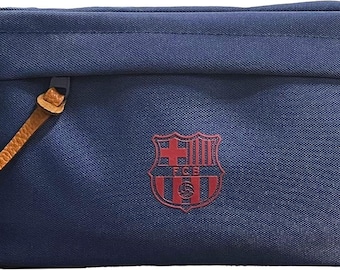 FC Barcelona Soccer Toiletry Travel Bag - Custom Name & Number 01