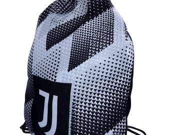 Juventus Official Soccer Cinch Bag - Custom Name and Number Or Message 01