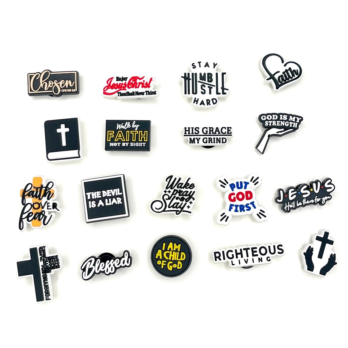 Christian Croc Charms Religious Charms Faith Charms Etsy