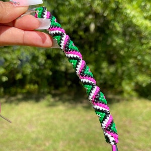 Porte-clés Rexlace Zig Zag | Porte-clés Gimp | Boondoogle
