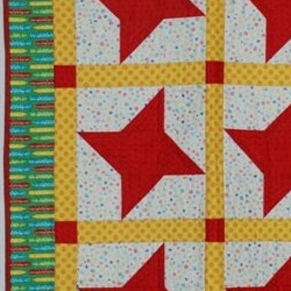 PDF Pattern Friendship Star Quilt