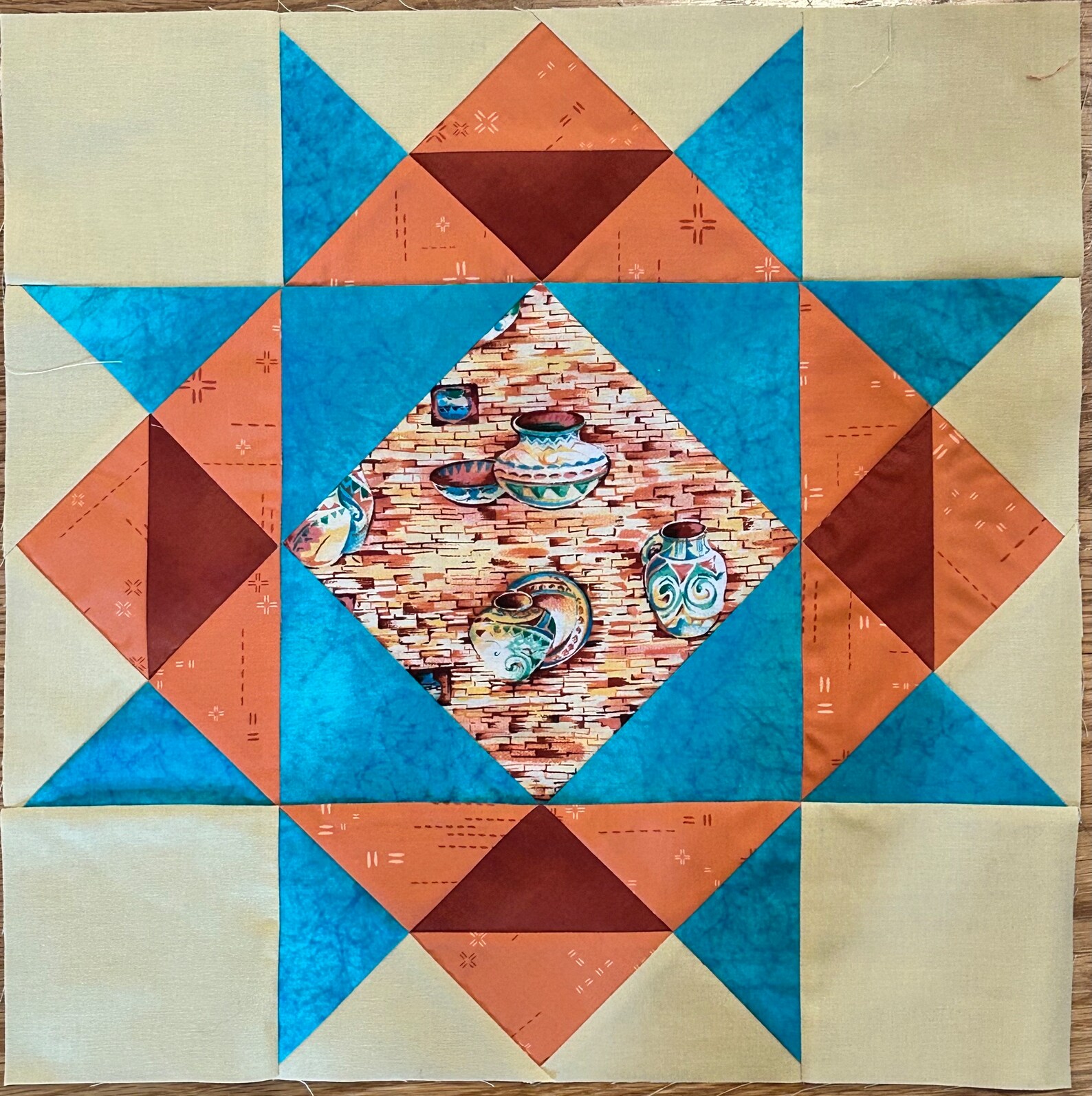 PDF Pattern: Crown of Thorne's Quilt Block - Etsy