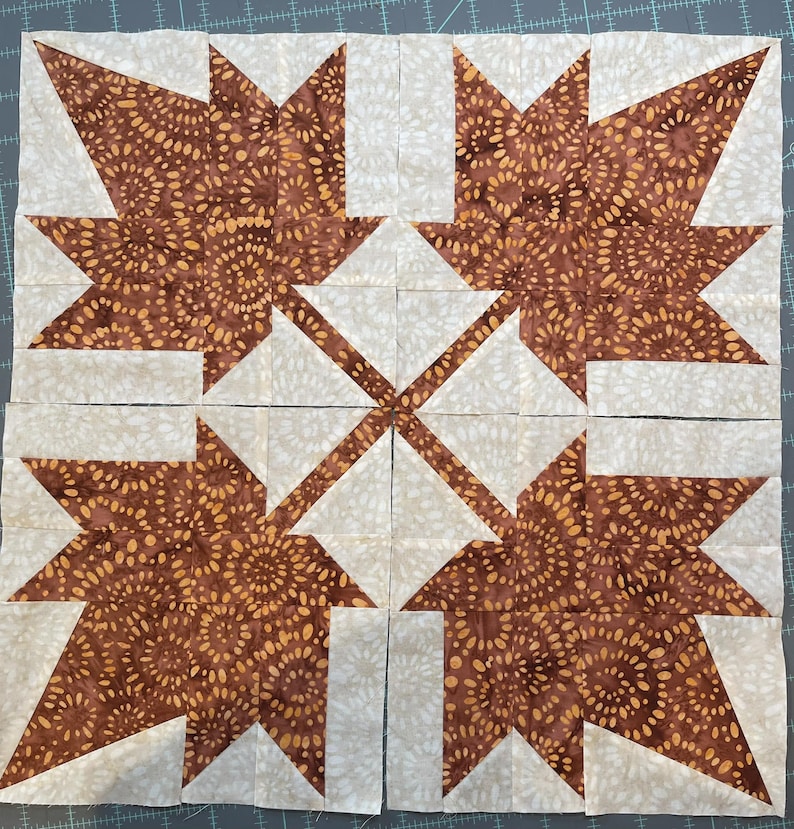 PDF Pattern: Maple Leaf Quilt Block - Etsy