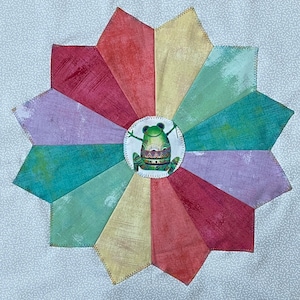 PDF Pattern Dresden Flower 12 Petals