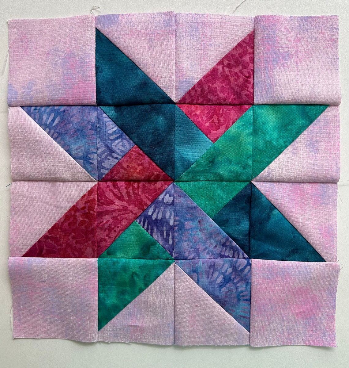 PDF Pattern Woven Star Quilt Block Etsy