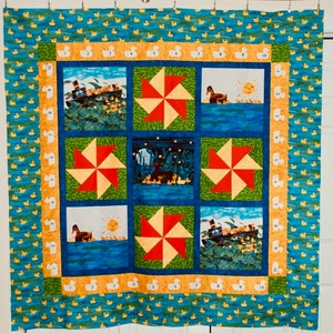 Eric Carle&#39;s 10 Little Rubber Ducks Quilt Pattern with Fabric Panels