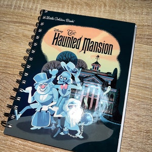 Haunted Mansion Golden book Journal