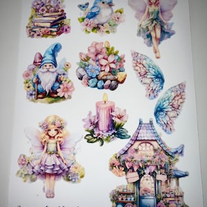 Spring Fairy Stickers