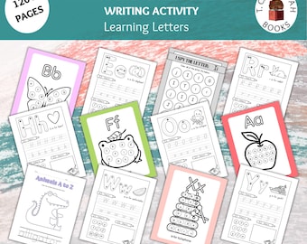 Kindergarten | Learning Letters Activity Bundle | Printable Worksheets | Preparing for or Supporting Kindergarten Level Education