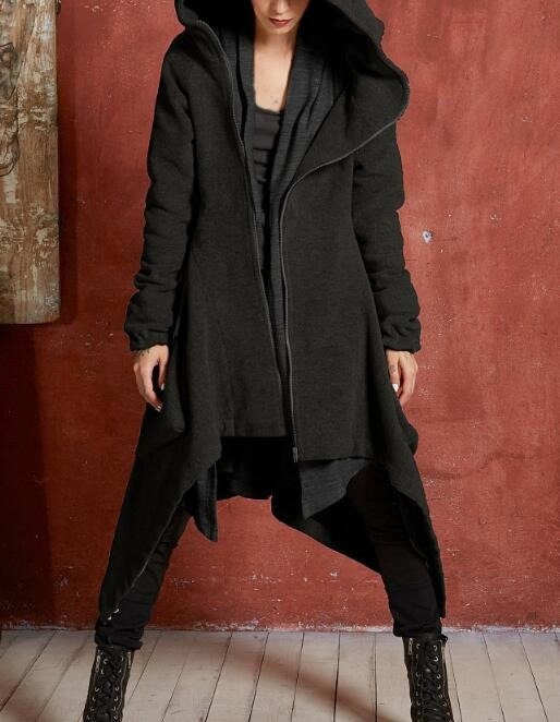 formal coat with hood