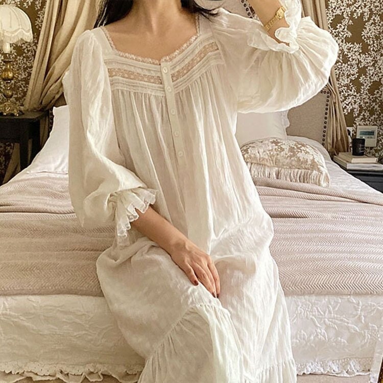 soft long sleeve nightgown