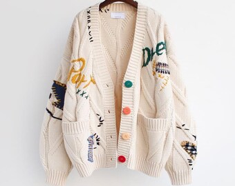 Vintage Cardigan Women - Etsy Vintage Cardigan Women - Etsy